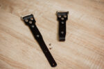Handmade leather slider designed for Peak Design anchors, compatible with photography gear accessories on a site specializing in handmade leather products.