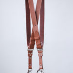 Handmade brown leather camera strap for photographers and accessories on Desired Leather website
