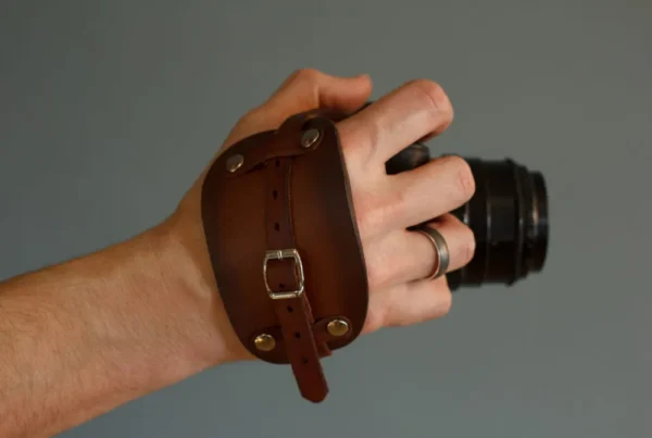 Adjustable Leather Camera Hand Strap - Image 2