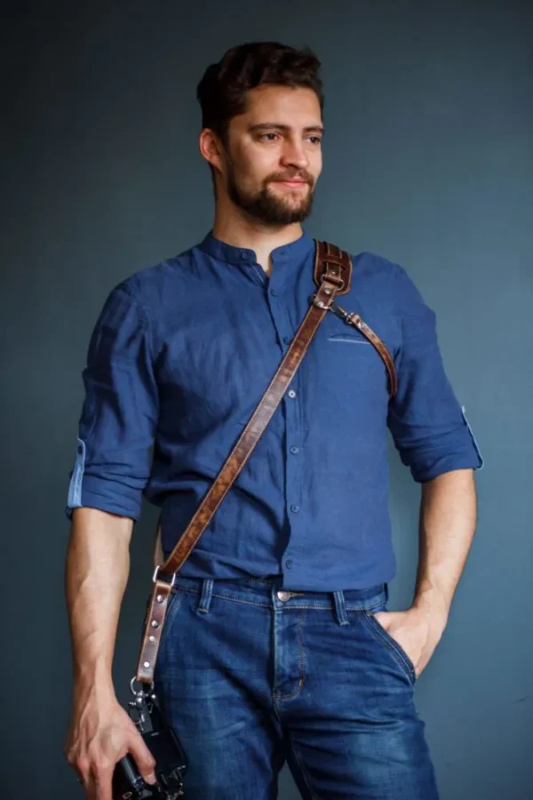 Mono camera strap with stiching - Image 3