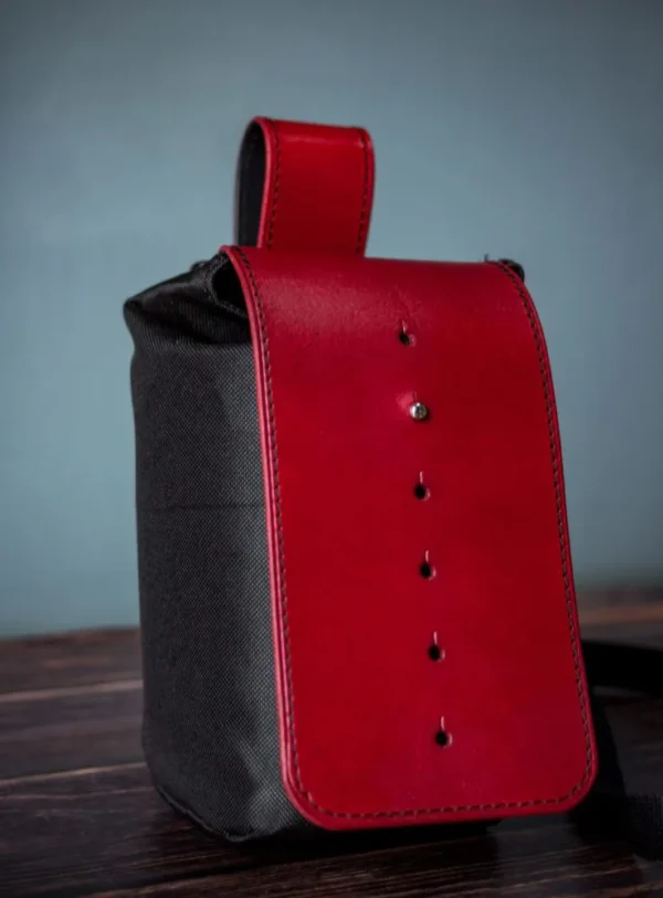 Lens Pouch with black canvas - Image 3