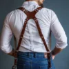 Personalized camera harness with combined strap width