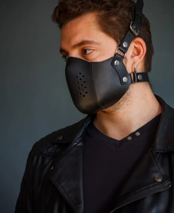 Leather steampunk mask - Image 2