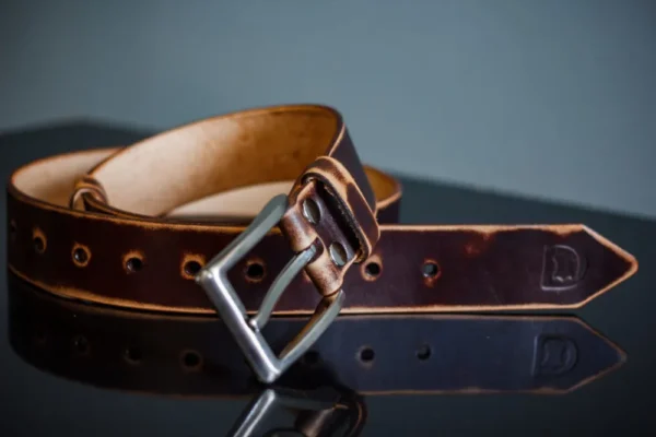 Leather modern vintage belt - Image 4