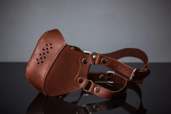 Leather steampunk mask - Image 4