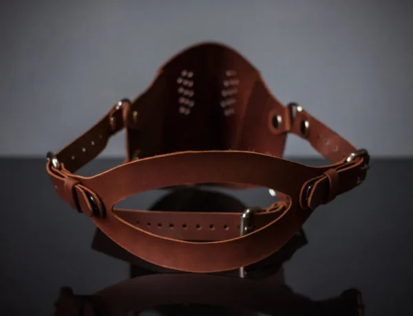 Leather steampunk mask - Image 7