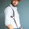 Men’s leather suspenders - Image 4