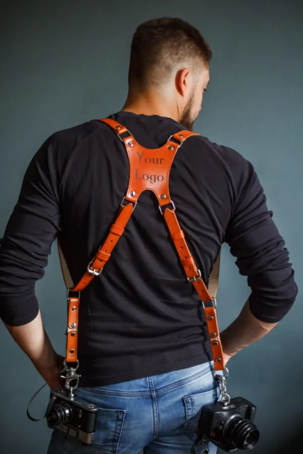 Personalized narrow camera straps with stitching - Image 3