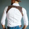 Men’s leather suspenders