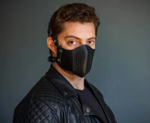 Leather steampunk mask - Image 5