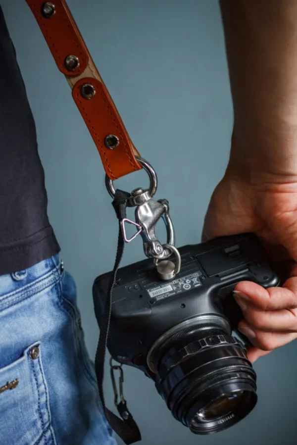 Personalized narrow camera straps with stitching - Image 5