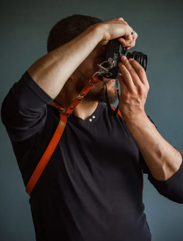 Personalized narrow camera straps with stitching - Image 7