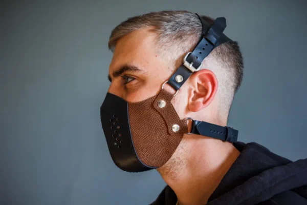Leather steampunk mask - Image 3