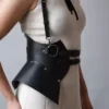 Leather Women's harness with Corset - Image 6